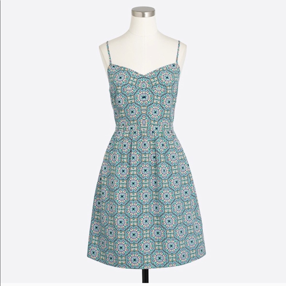 J.Crew printed seaside cami dress